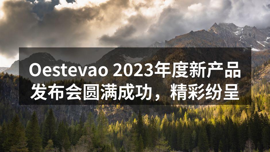 Oestevao新产品发布会现场热烈氛围